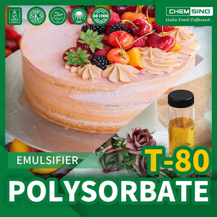 Polysorbate 80 E433 Uses in Cosmetics For Sale
