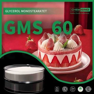 Cheap Emulsifiers Glycerol Monostearate GMS 60 Powder CAS No.31566-31-1