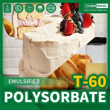 Polysorbate 60: The Key To Smooth Emulsions in Ice Cream And Dairy Products CAS NO.9005-67-8